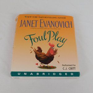 Foul Play by Janet Evanovich Used 4 CD Audiobook Unabridged CJ Critt 2008 4 Hour